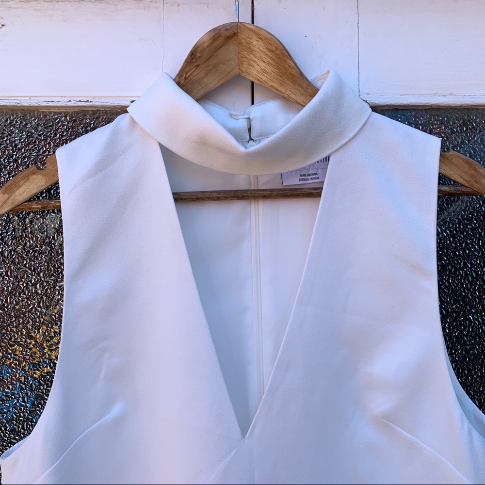 🎯 C/MEO Collective white shift dress size 10 - Picture 2 of 4